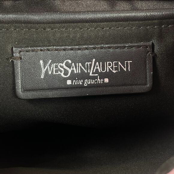 SOLD Yves Saint Laurent Vintage Tote Pink Canvas Bag - Picture 16 of 16